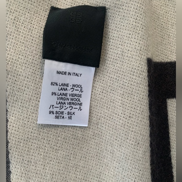 🔥🔥🔥 GIVENCHY Reversible jacquard-knit wool and silk-blend scarf🔥🔥🔥 - Picture 8 of 8